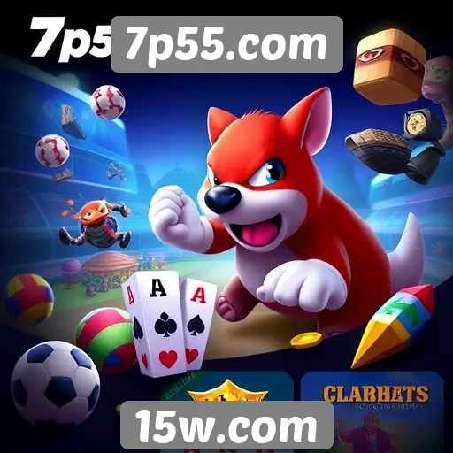 Diversidade de jogos disponíveis em 7p55.com