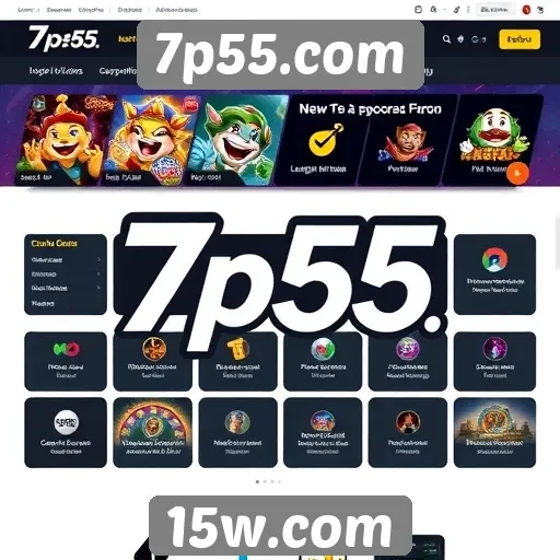 Recursos e funcionalidades do site 7p55.com